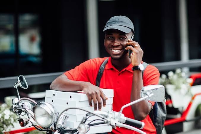 A FetchIt delivery rider